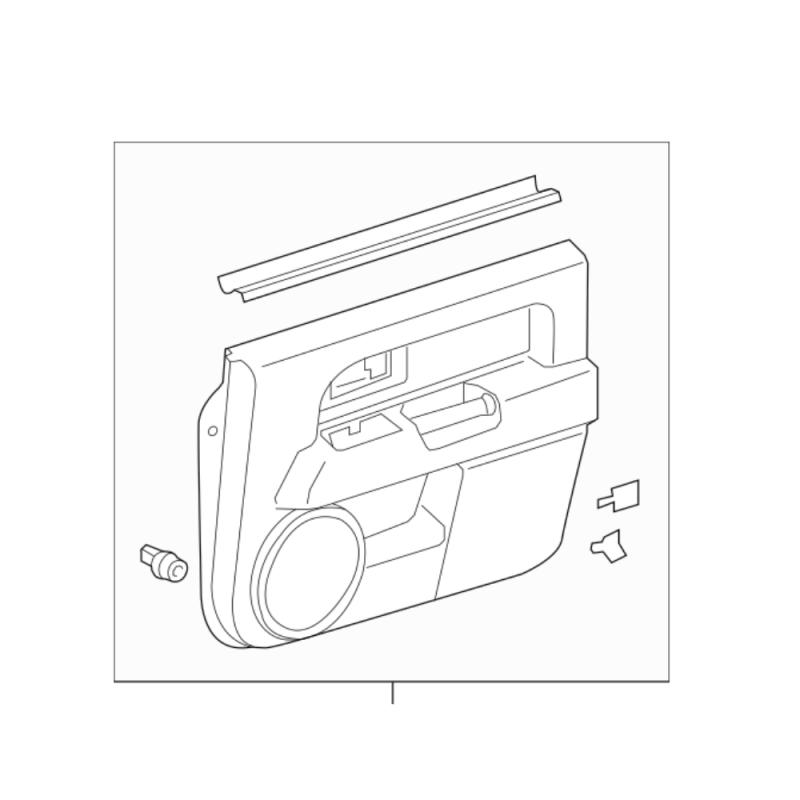 Finisher Assembly Front Door - 6705035290